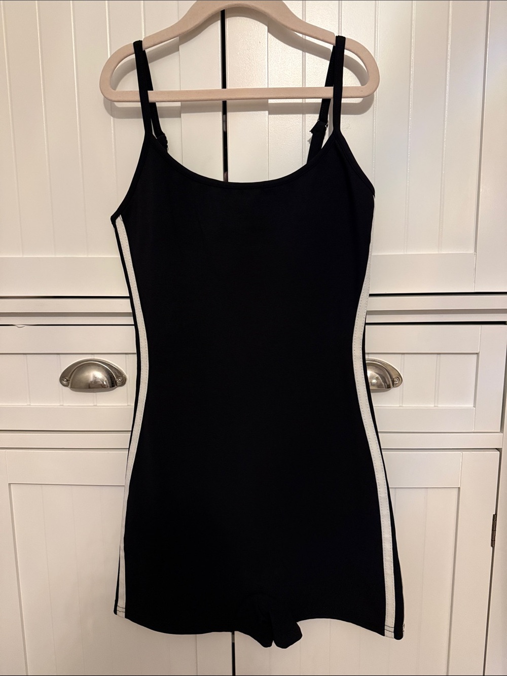 White Fox Black One piece